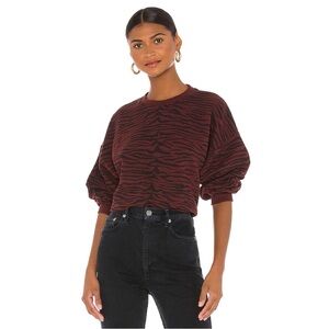 Pistola Misha Sweatshirt in Red Zebra